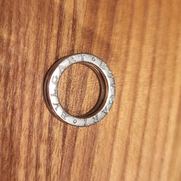 Bvlgari 18k White Gold Diamond Ring designer size 48. Size 4.25 - Picture 2 of 7